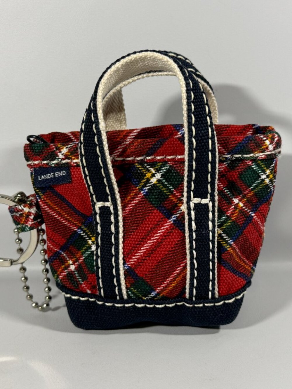 Land's End Micro Canvas Tote Charm NWT - Picture 3 of 8